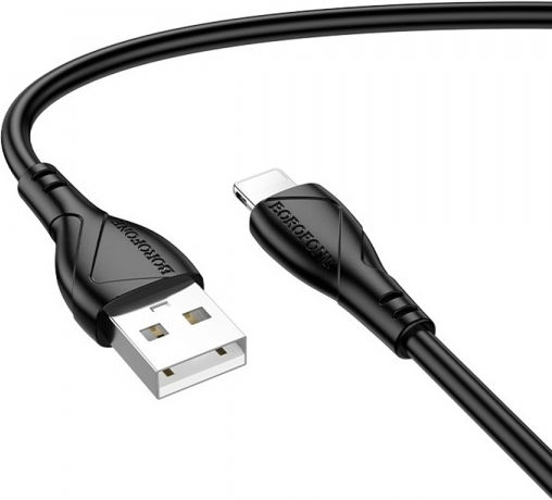 Borofone USB-A zu Lightning Kabel 18W Schwarz 1m