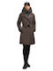 Women's Lifestyle Jacket for Winter Graphite Grey