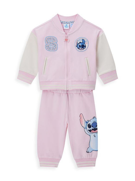 Kids Sweatpants Set Pink