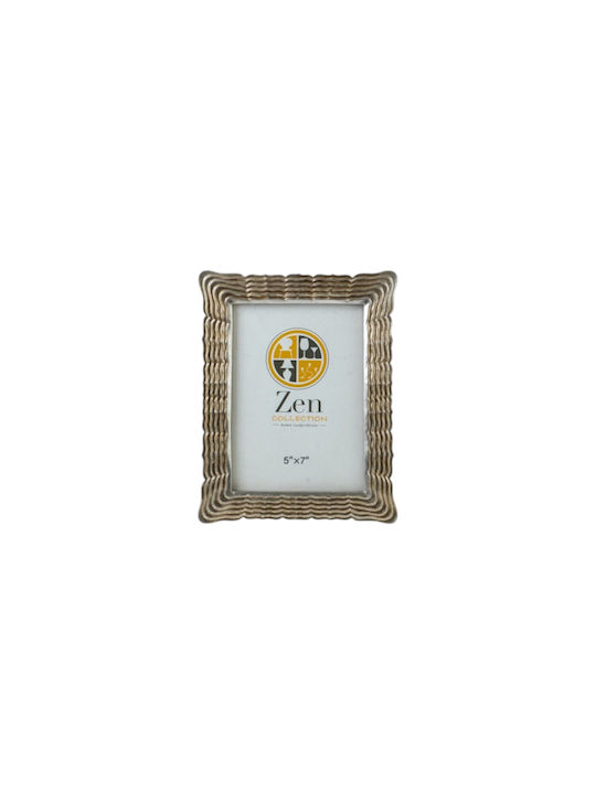 Zen Collection Plastic Photo Frame with Gold Frame