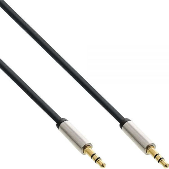 InLine InLine 3.5mm Jack Cable - 3.5mm Male to 3.5mm Male Silver 2m