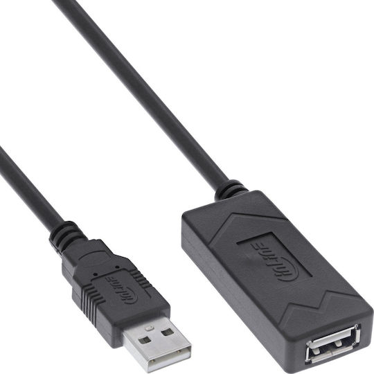 Manhattan USB 2.0 Кабел USB-A мъжки - USB-A женски 7.5м