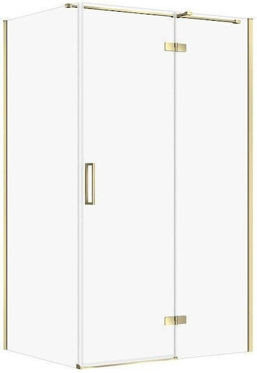Cersanit Cabin for Shower with Sliding Door 120x90x195cm Oro