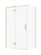 Cersanit Cabin for Shower with Sliding Door 120x90x195cm Oro