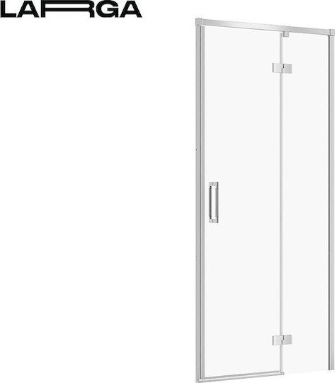 Cersanit Καμπίνα Ντουζιέρας με Ανοιγόμενη Πόρτα 90x195cm Chrome