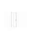 Cersanit Cabinet Duș cu Cu balamale Ușă 80x195cm Chrome