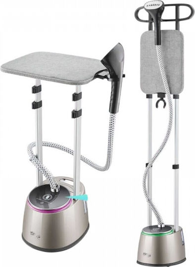 DSP KD6027 Kleiderdampfer Boden 2000W mit Behälter 1.6lt Gray