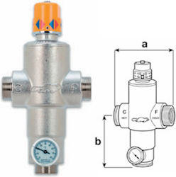 Valvă Termostatică De Amestec Solară 1 1/4' Ecosolar River Rp 00300-3 Valvă Termostatică De Amestec Solară 1 1/4' Ecosolar River Rp 00300-3