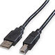 Καλώδιο Usb Roline Roline Green Usb 2.0 Καλώδιο Τύπος A-b Μαύρο 1,8 Μ
