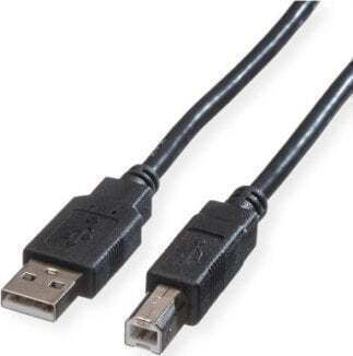 Καλώδιο Usb Roline Roline Green Usb 2.0 Καλώδιο Τύπος A-b Μαύρο 1,8 Μ