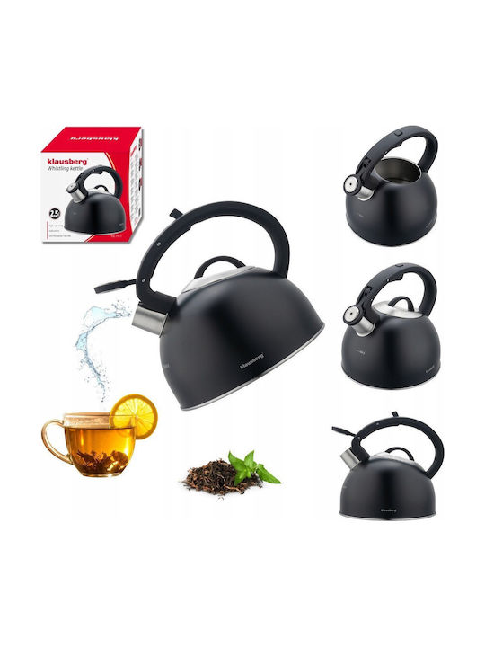 Klausberg Kettle Stainless Steel Gray 2500ml