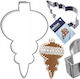 Steel Cookie Cutter Pointed 8.8 Cm Orion 127469