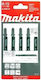 Jig Saw Blade 50mm B15 Wood 5 Pieces Makita