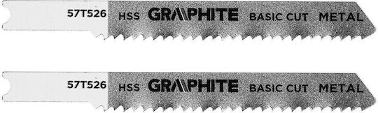 Jigsaw Blades 12 Tpi Hss U-Shank 2 Pieces
