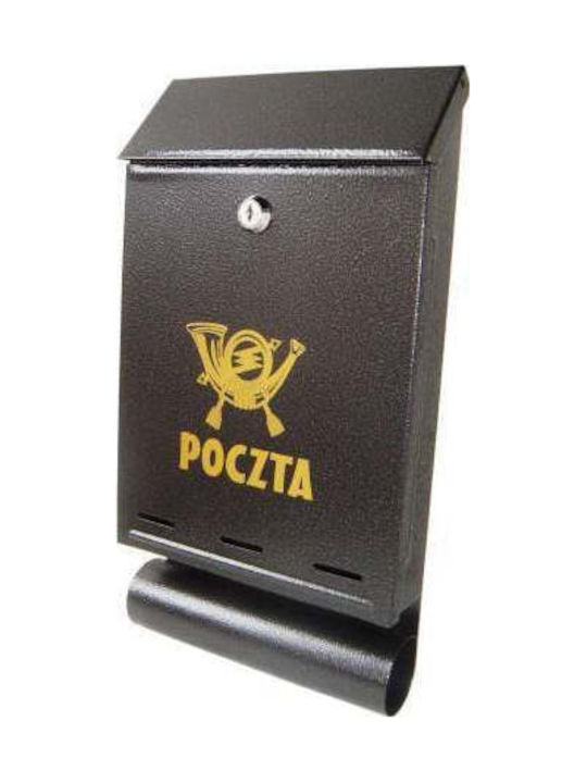 Cutie Poștală pentru Exterior Metalic în Culoarea Gri
