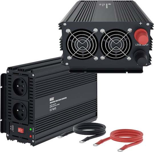 Newell Car Inverter Modified Sinewave 2000W to Converter 12V DC in 230V AC