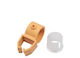 Beige Kunststoff Gardinenstangenhalter 2