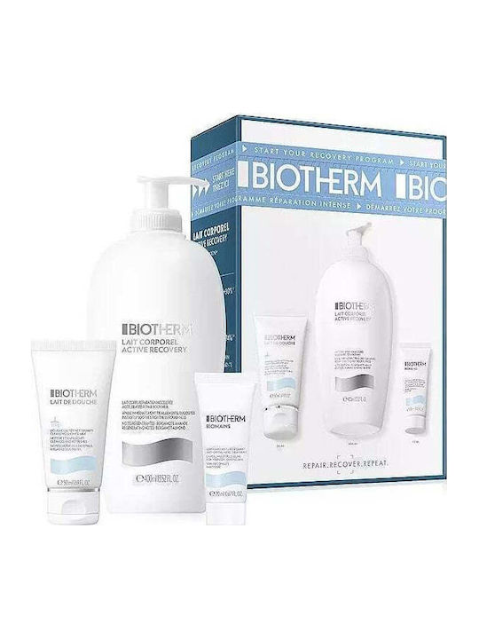 Biotherm Biotherm Lait Corporel Hautpflege-Set Für Feuchtigkeitsspendende & Reinigung Körperreinigung 3 Stück