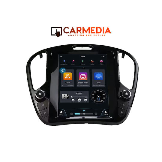 Carmedia Car Audio System for Nissan Juke 2009-2020 (Bluetooth/USB/AUX/WiFi/GPS/Apple-Carplay/Android-Auto) with Touch Screen 9.7"