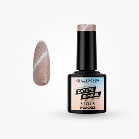 Elixir Gel Nagellack Sugar Cookie #1399 Katzenauge 8ml C163586