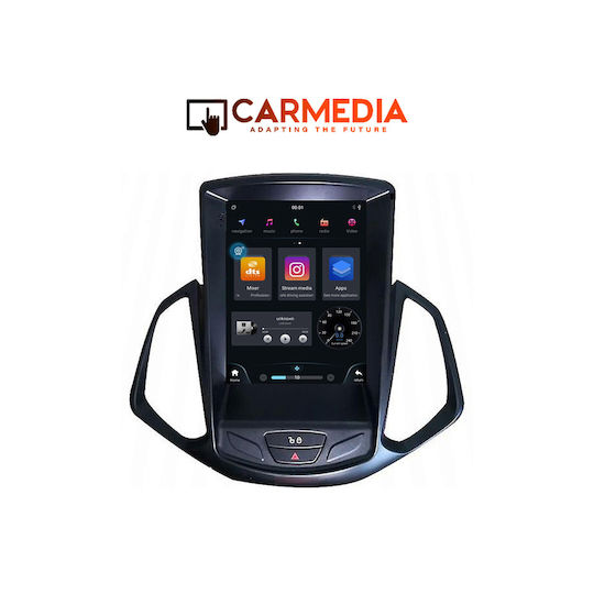 Carmedia Ηχοσύστημα Αυτοκινήτου για Ford EcoSport 2012-2018 (Bluetooth/USB/AUX/WiFi/GPS/Apple-Carplay/Android-Auto) με Οθόνη Αφής 9.7"