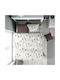 Dimcol Kids Duvet Cover Single Cotton White-grey 160x240cm