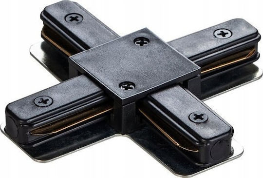 DPM X Typ Verbinder Oberflächenmontierte Schienensystem Schwarz X-line