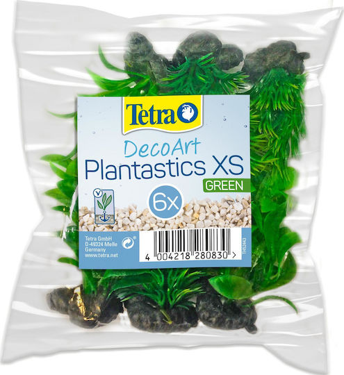 Tetra Tetra Decoart Plantastic Xs Verde 6 Buc