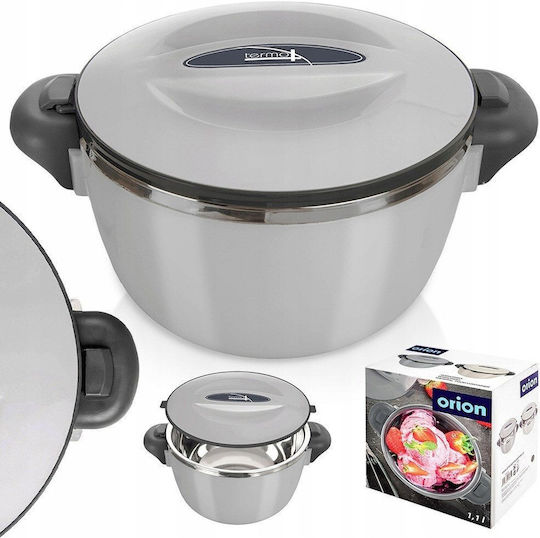 Orion Inox Thermo Lunch Box Gray 900ml