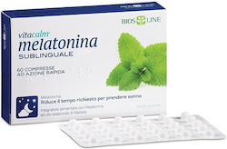 Bioline Vitacalm Melatonin Sublingual 1mg 60 ταμπλέτες