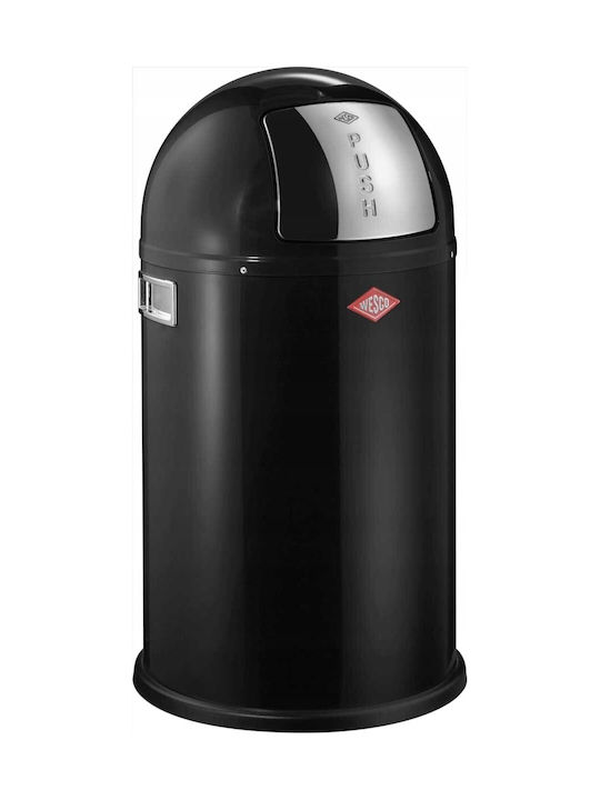 Wesco Waste Bin Waste Plastic Black 50lt 1pcs