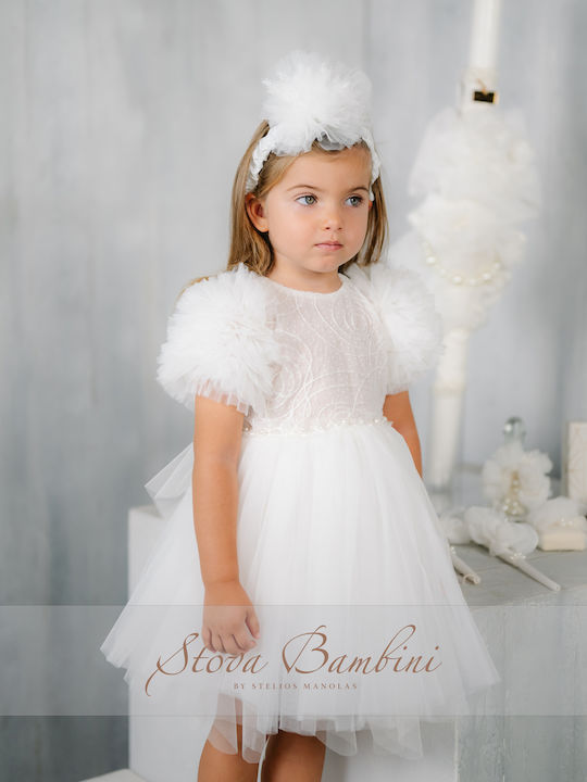 Stova Bambini White Baptism Dress