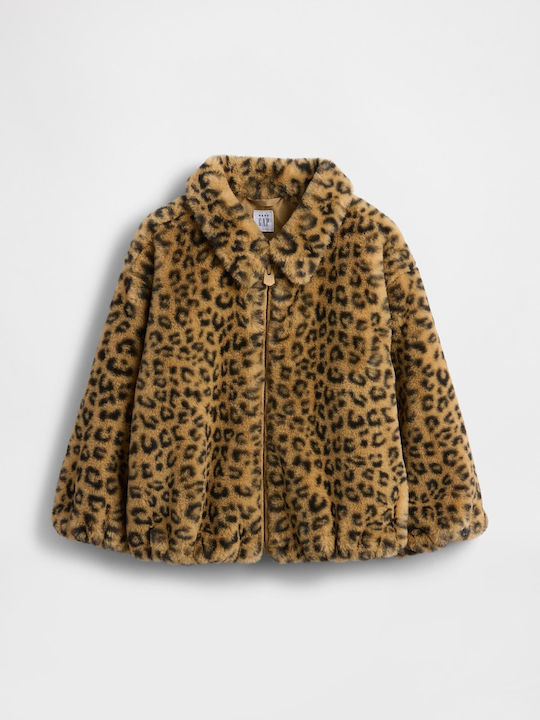 Kids Cardigan Fur Animal Print