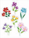 LearnHow Decorative Flower for DIY Crafts 6pcs
