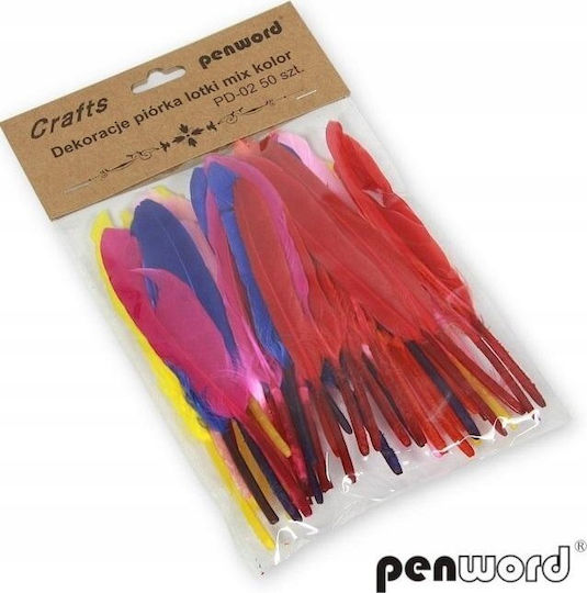Titanum Pene Mix 10-15cm 50 Bucăți