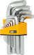 JCB Allen-Schlüssel-Set mit 13 Schlüsseln