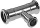Kan-therm Pipe Tee 54x35x54mm Steel 6240806