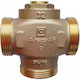 Herz Brass 3-way Thermostatic Mixing Valve Teplomix Dn32 Gz 1 1/2 Boiler Return Temperature Increase