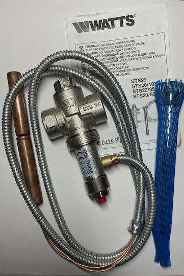 Protecție Termică Cazan Sts 20 Capilar 130cm Watts Italia