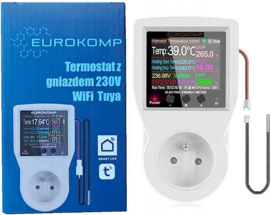 Thermostat 230v Socket Energy Meter Wifi Tuya