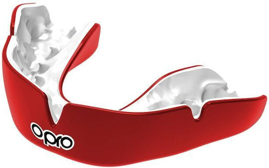 Mouth Guard Opro Instant Custom-Fit Single Colour V2 Red White