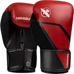 Hayabusa Γάντια Πυγμαχίας Δερμάτινα για Αγώνα Κόκκινα
