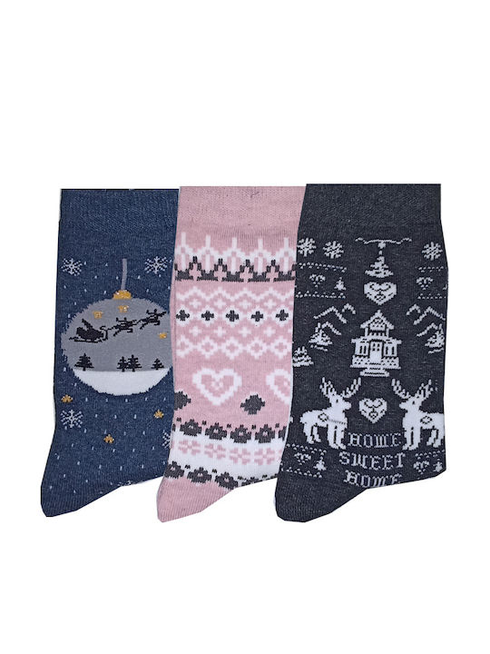 Join Damen Weihnachtssocken Multicolour 3Pack