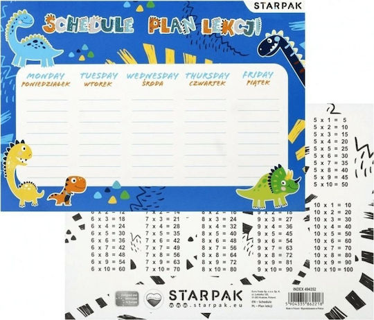 Teka Dino Multiplication Table Lesson Plan 25 Pcs