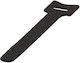 EFB Kabelbinder mit Klettverschluss x12 mm in Schwarz (10 Stk.) 230 mm