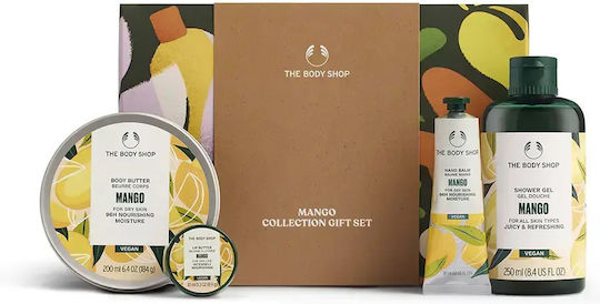 The Body Shop Medium Mango Set Îngrijire pentru Curățare corp 4buc
