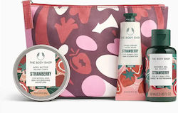 The Body Shop Mini Strawberry Set Skin Care Set for Body Cleaning
