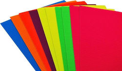 Polsirhurt Carton Ondulat Colorat Fluo 10 Buc