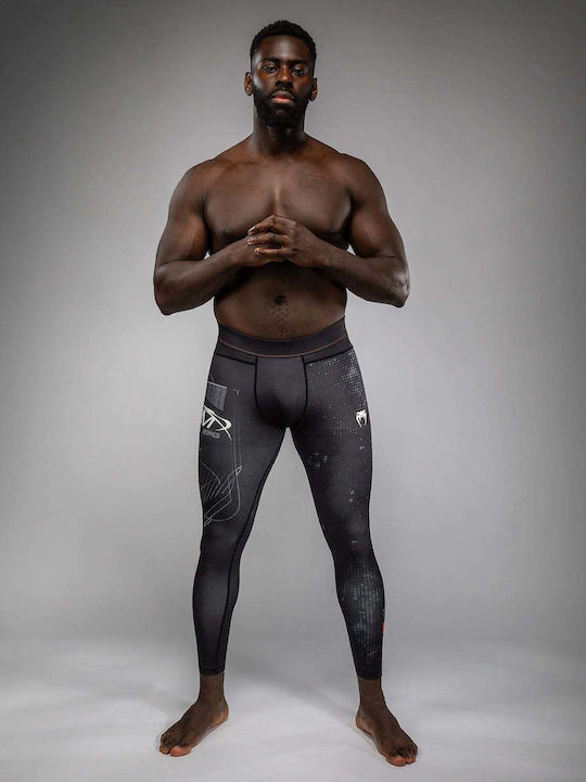 Venum Spats Long Men Martial Arts Leggings Black