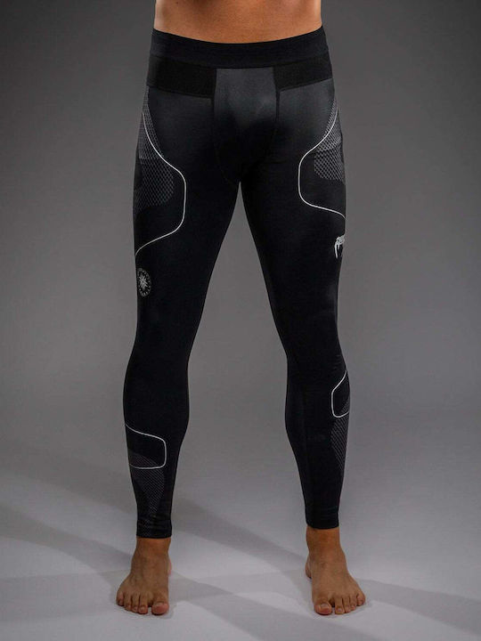 Venum Spats Long Men Martial Arts Leggings Black